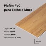 Esquinero para Plafón PVC - Nogal - 300 cm - Imagen 6
