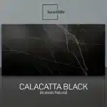 Piedra Tecnológica - Calcatta Black - 320 cm x 160 cm | 12 mm
