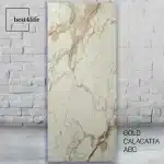 Lamina BCC - Gold Calacatta - 122 cm x 280 cm | 5mm