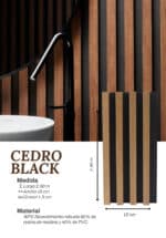 CH Cedro black- Lambrin interior - Imagen 4