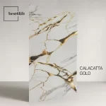 Lamina PVC - Calacatta Gold - 122 cm x 244 cm | 3mm