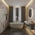 Lamina PVC - Calacatta Gold - 122 cm x 244 cm | 3mm - Imagen 5