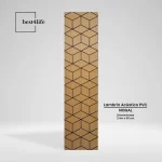 Lambrín Acústico PVC - Nogal